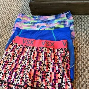 Victoria's Secret Vibrant Multi-Color Mini Skirt Set